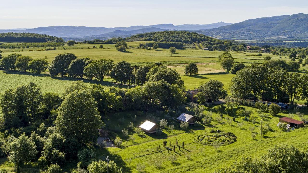 Glamping In Toscana, Luxury Tents In Agriturismo Biologico Sorano  Eksteriør bilde