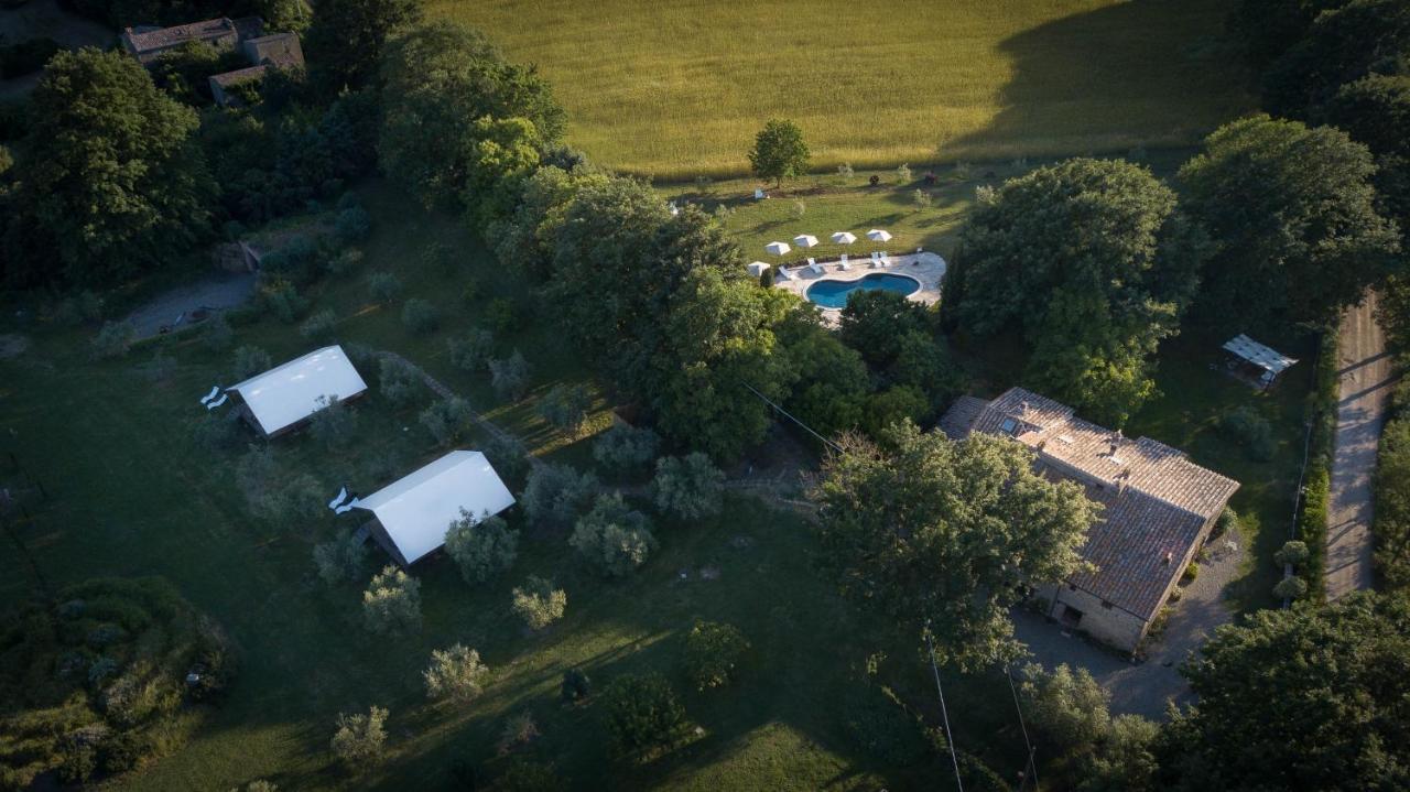 Glamping In Toscana, Luxury Tents In Agriturismo Biologico Sorano  Eksteriør bilde