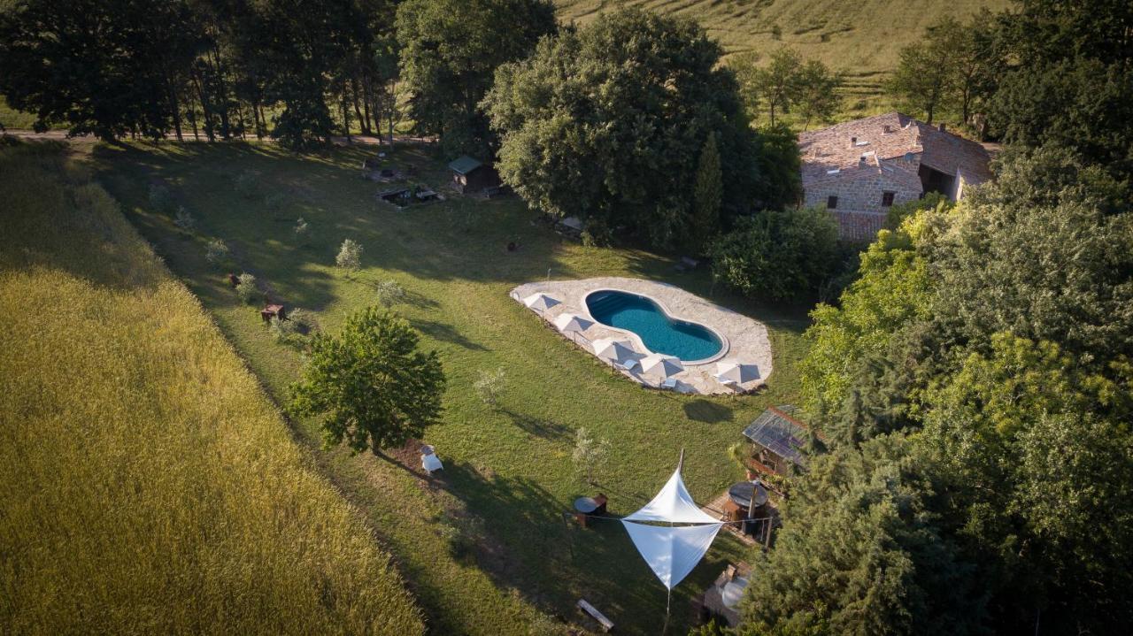 Glamping In Toscana, Luxury Tents In Agriturismo Biologico Sorano  Eksteriør bilde