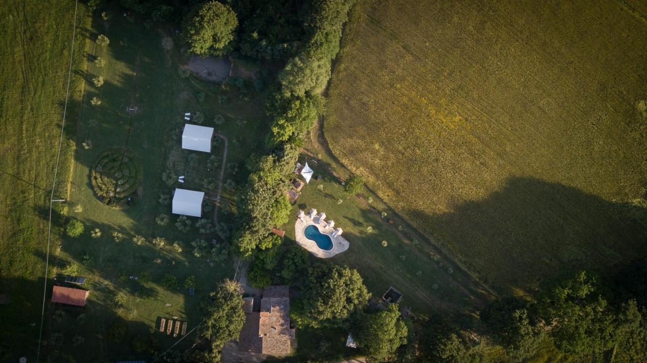 Glamping In Toscana, Luxury Tents In Agriturismo Biologico Sorano  Eksteriør bilde