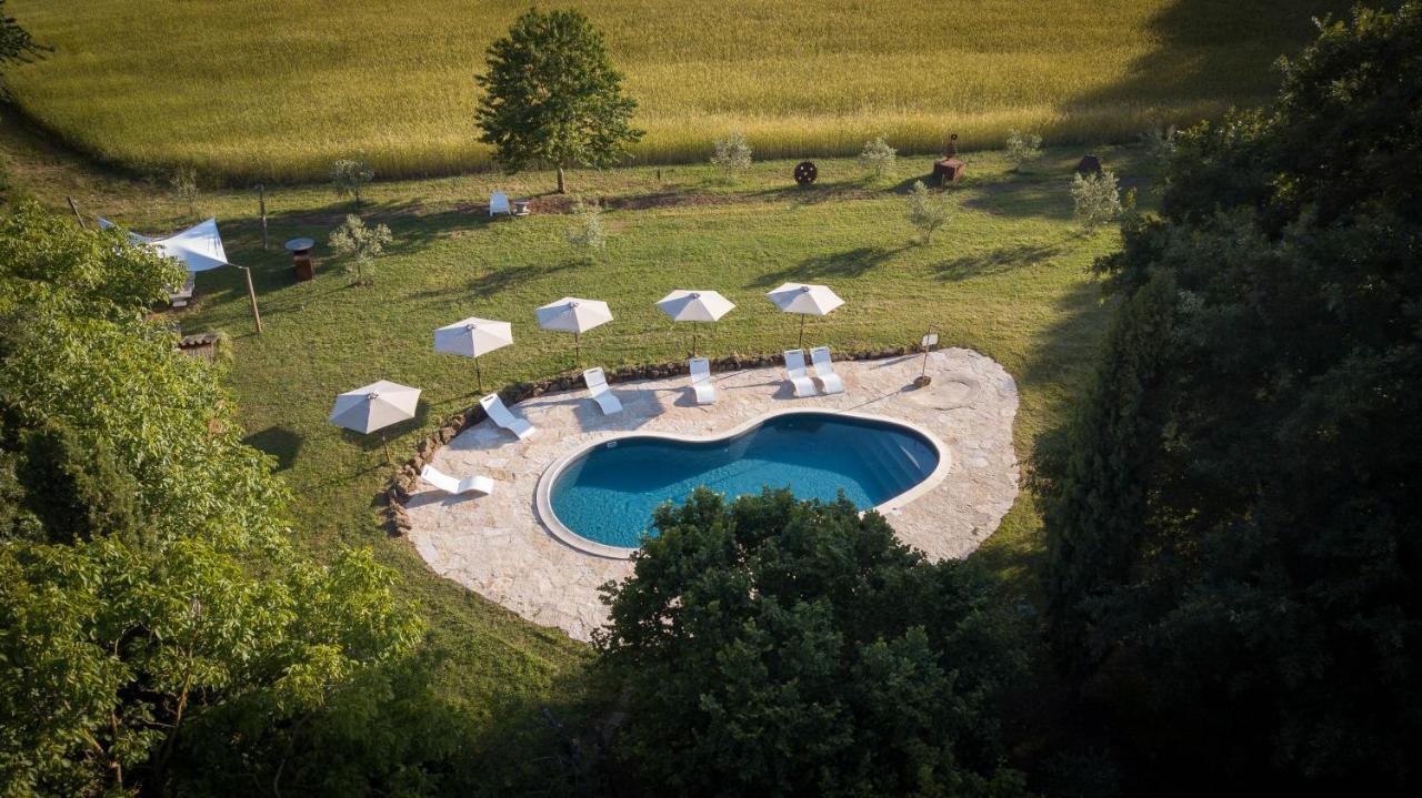 Glamping In Toscana, Luxury Tents In Agriturismo Biologico Sorano  Eksteriør bilde