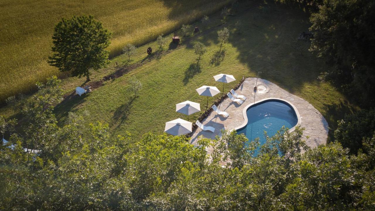 Glamping In Toscana, Luxury Tents In Agriturismo Biologico Sorano  Eksteriør bilde