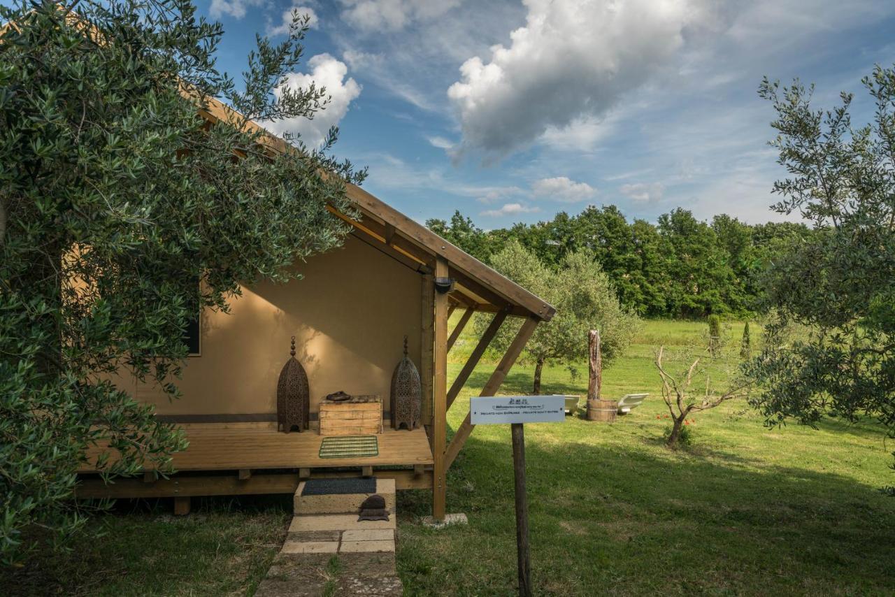 Glamping In Toscana, Luxury Tents In Agriturismo Biologico Sorano  Eksteriør bilde