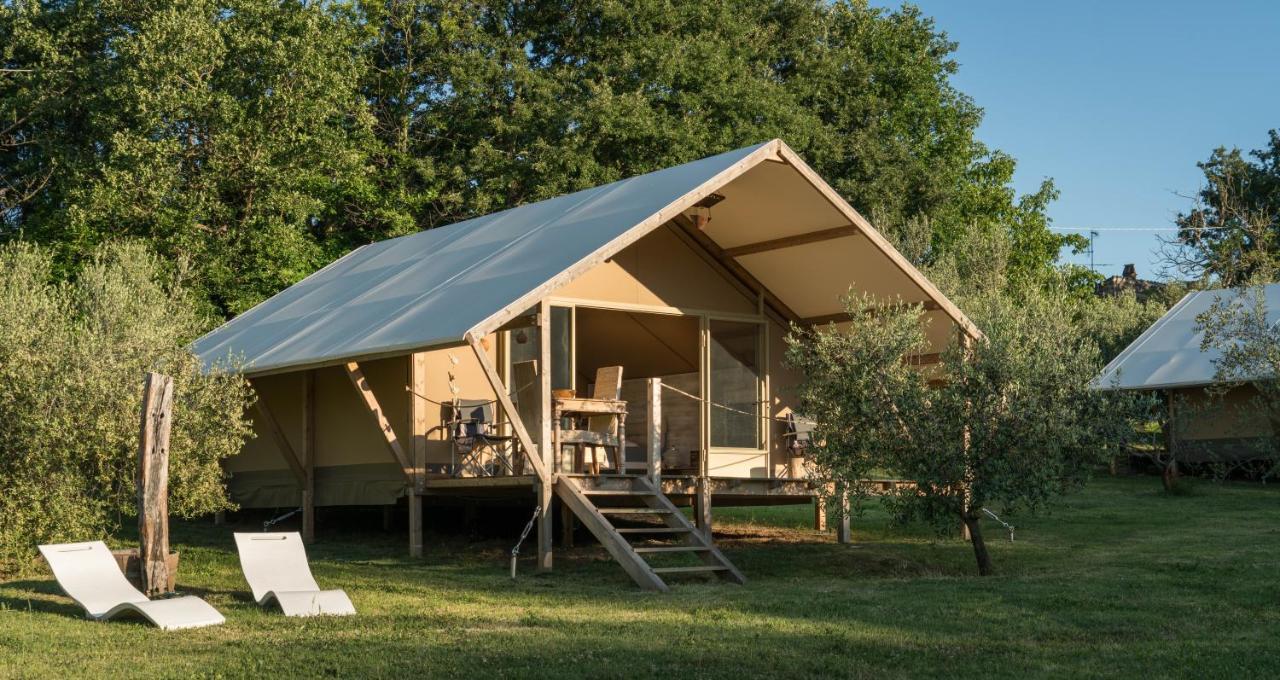 Glamping In Toscana, Luxury Tents In Agriturismo Biologico Sorano  Eksteriør bilde