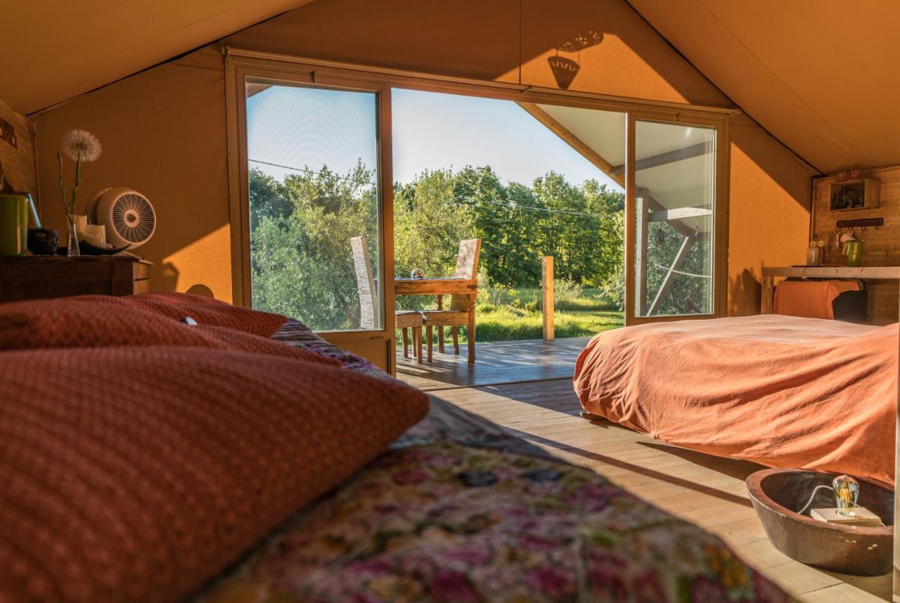 Glamping In Toscana, Luxury Tents In Agriturismo Biologico Sorano  Eksteriør bilde