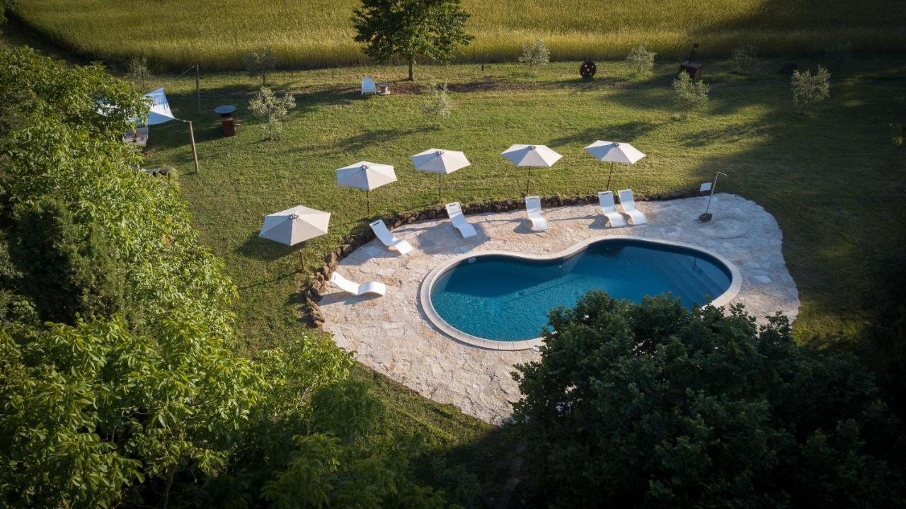 Glamping In Toscana, Luxury Tents In Agriturismo Biologico Sorano  Eksteriør bilde