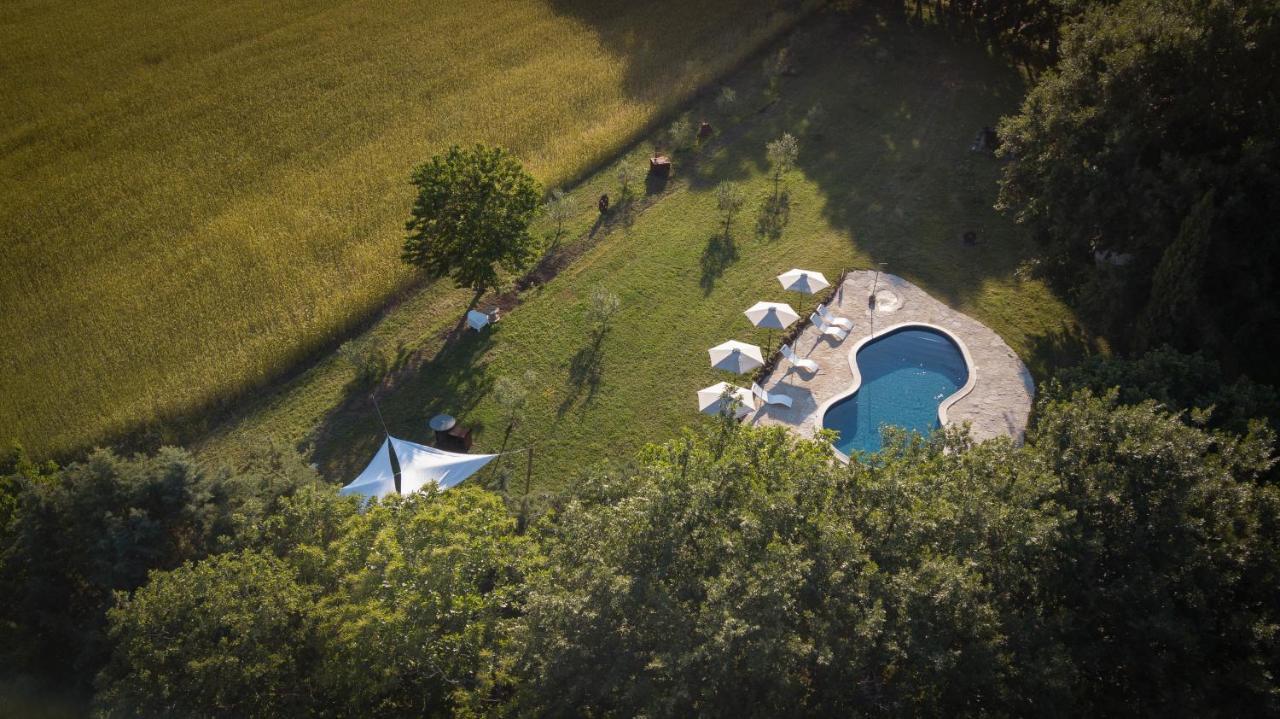 Glamping In Toscana, Luxury Tents In Agriturismo Biologico Sorano  Eksteriør bilde